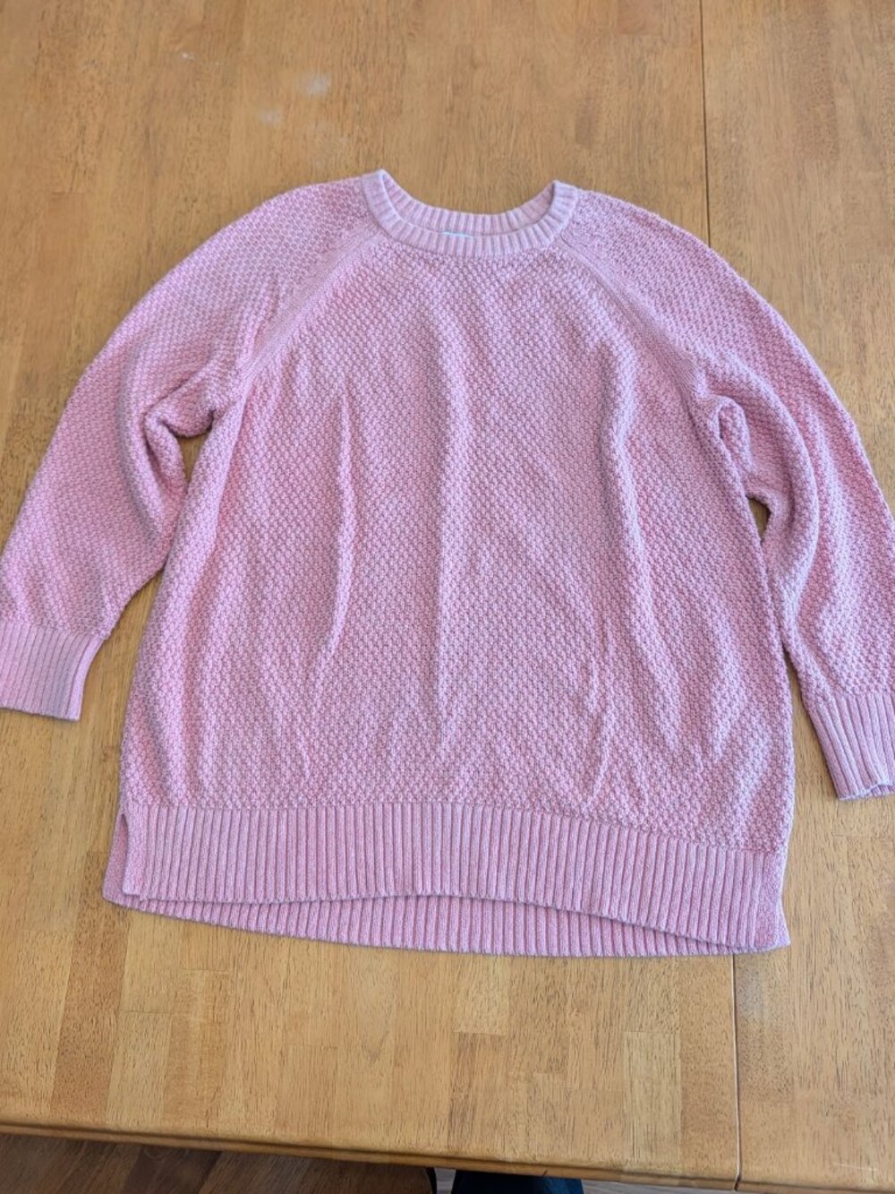 Old Navy Women's Pink Oversized Knit Sweater Medium